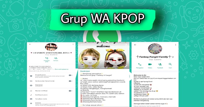 Link Grup WA (WhatsApp) KPOP Multifandom, Fanboy & Fangirl Update 2024
